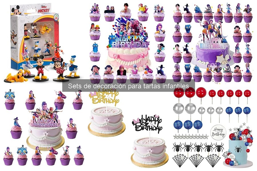 Cómo elegir un set de decoración para tartas infantiles