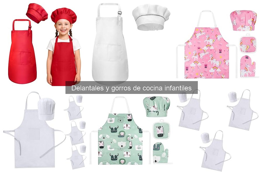 Cómo Enseñar a los Niños a Usar Delantales y Gorro de Cocina