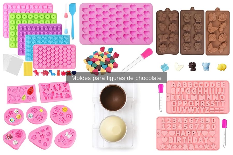 Cómo limpiar y cuidar moldes para figuras de chocolate