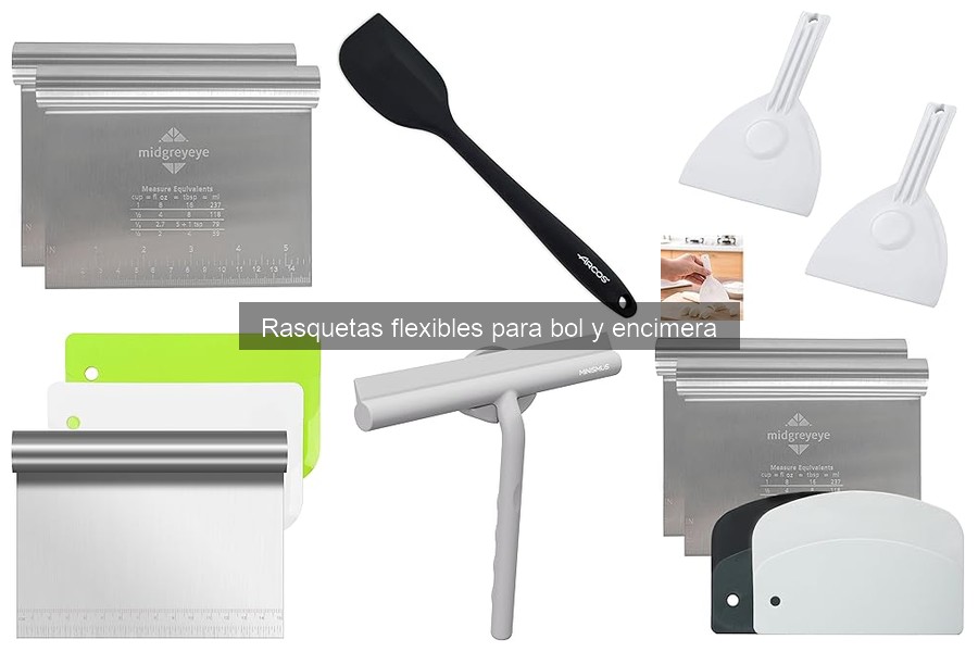 Cómo limpiar y cuidar rasquetas flexibles para repostería