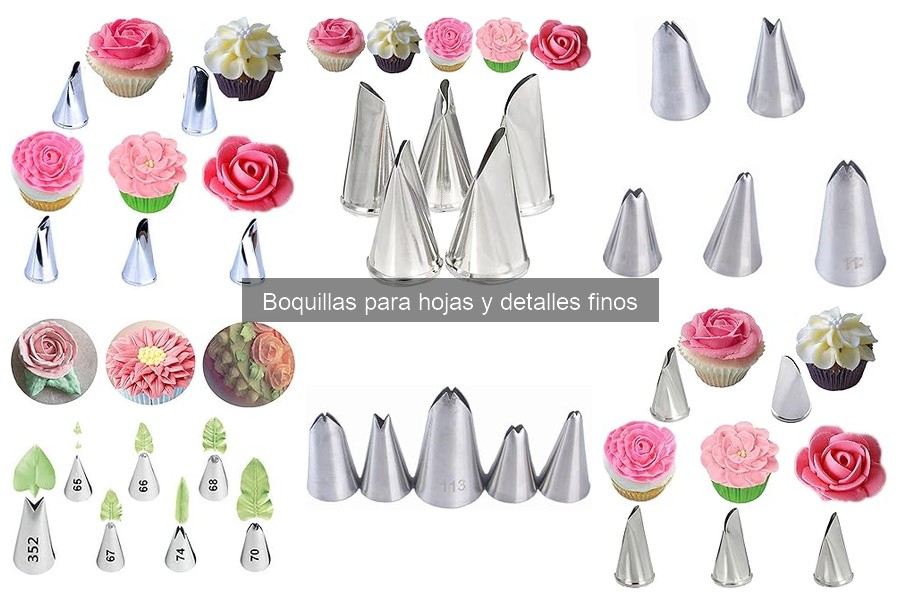 Cómo limpiar y mantener boquillas para decoración de tartas