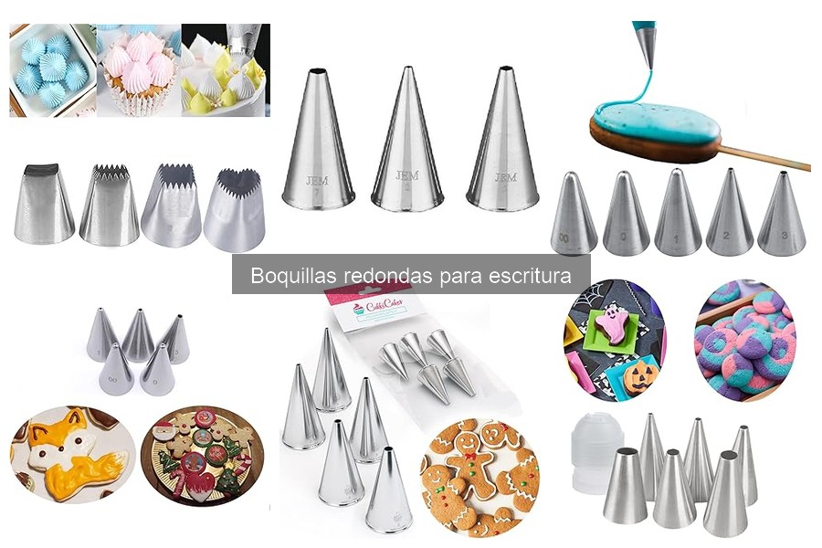 Cómo limpiar y mantener boquillas redondas para repostería