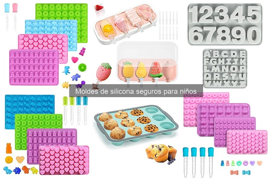 Cómo limpiar y mantener moldes de silicona para niños