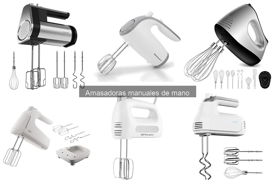 Cómo usar amasadoras manuales en repostería