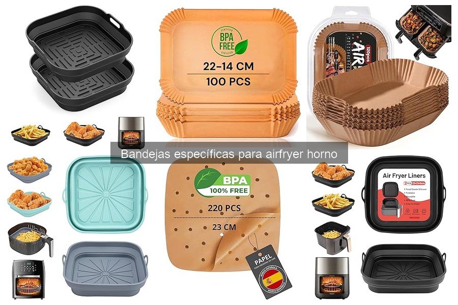 Cómo usar bandejas para airfryer de forma eficiente