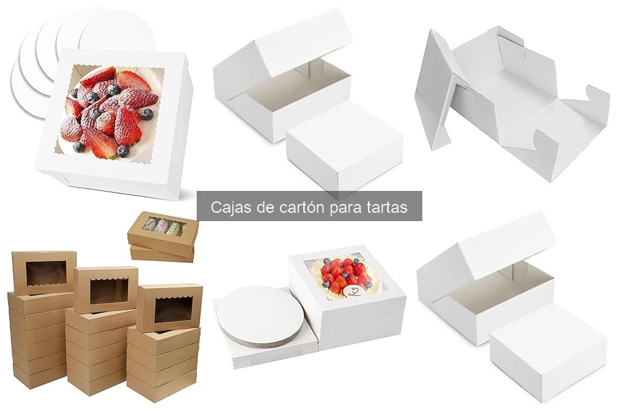 Cómo usar correctamente cajas de cartón para tartas