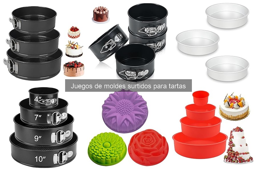 Cómo Usar Juegos de Moldes Surtidos para Tartas