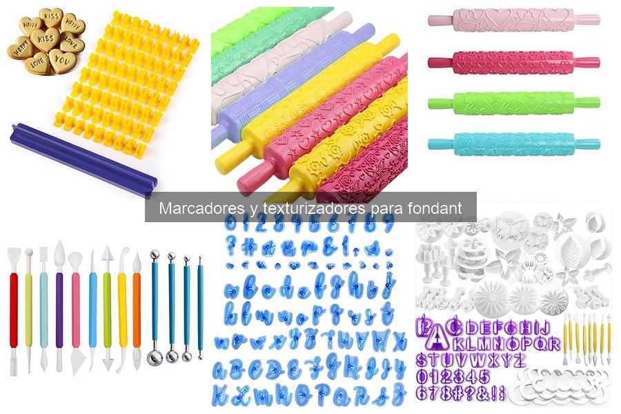 Cómo usar marcadores y texturizadores para fondant