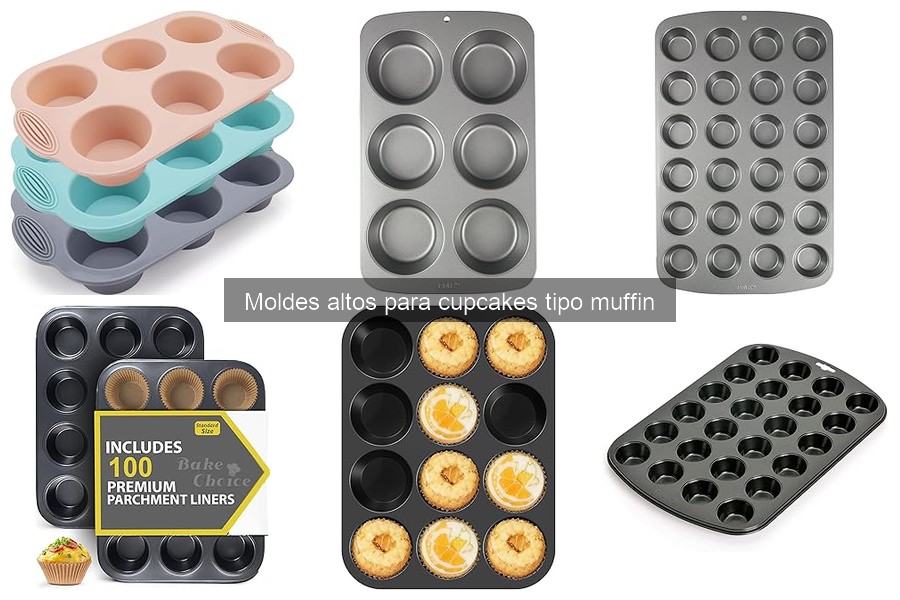 Cómo usar moldes altos para cupcakes tipo muffin en casa