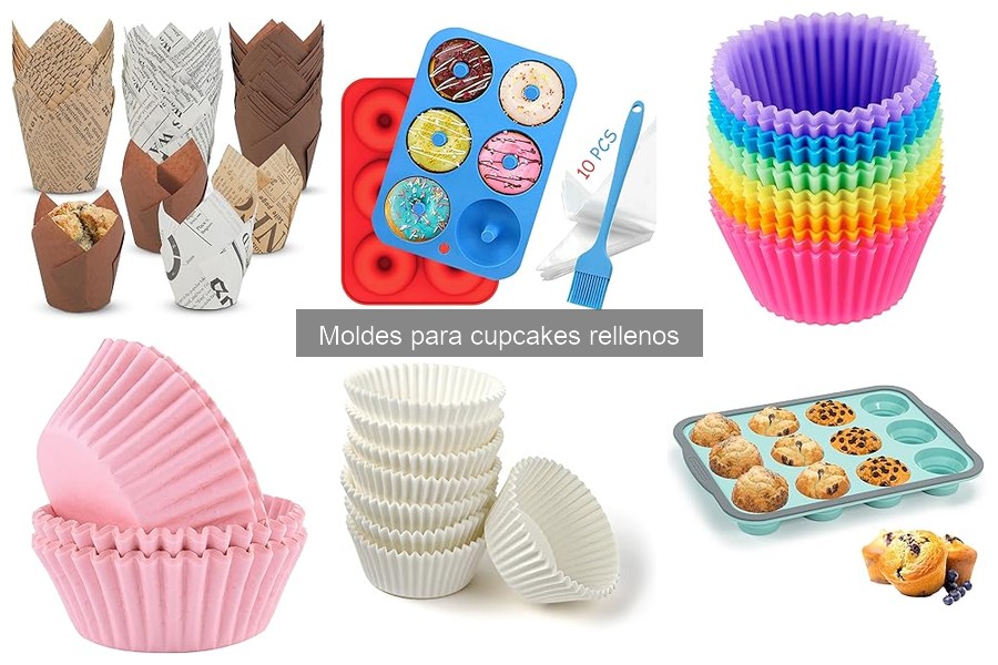 Cómo usar moldes para cupcakes rellenos de manera correcta