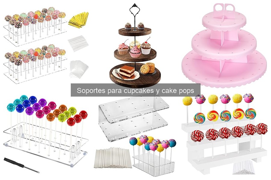 Cómo usar soportes para cupcakes y cake pops en eventos