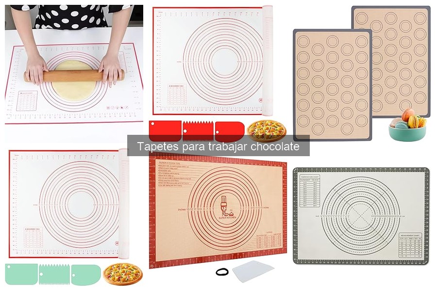 Cómo usar un tapete para trabajar chocolate correctamente