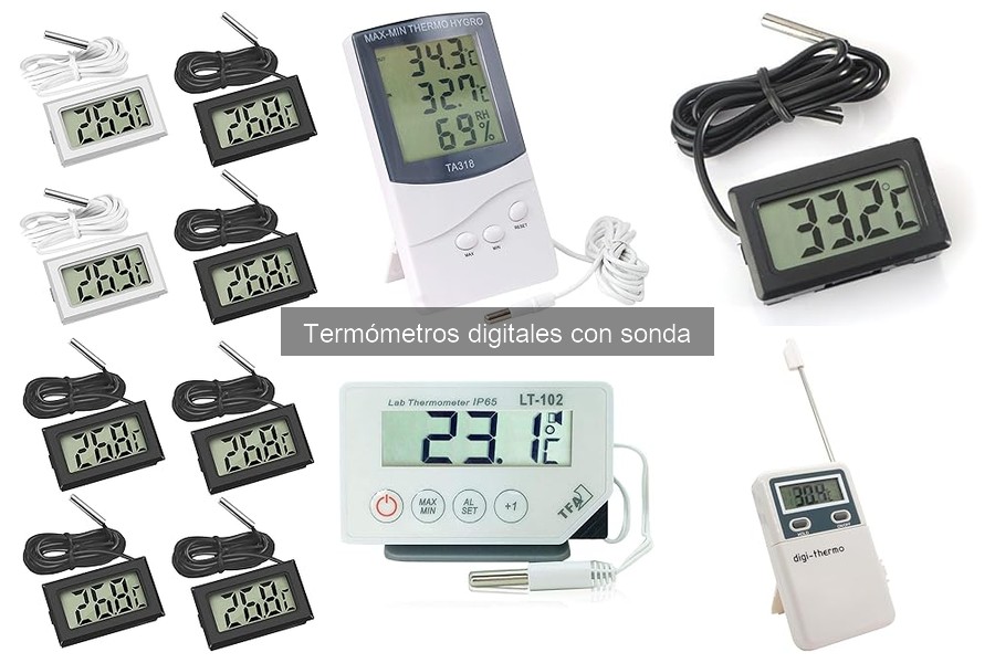 Cómo usar un termómetro digital con sonda en repostería