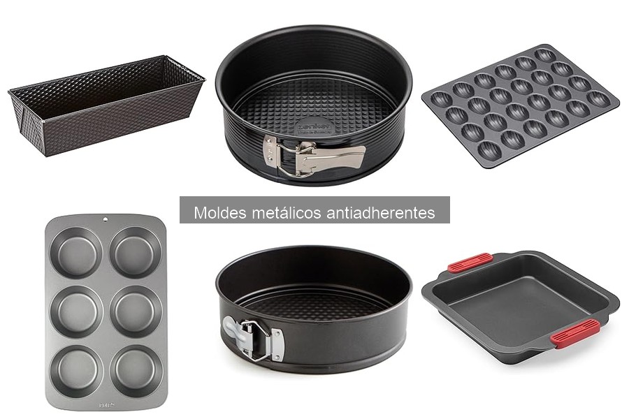 Cómo usar y cuidar moldes metálicos antiadherentes