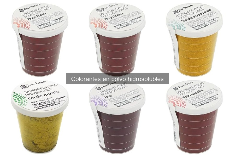 Cómo utilizar colorantes en polvo hidrosolubles en repostería