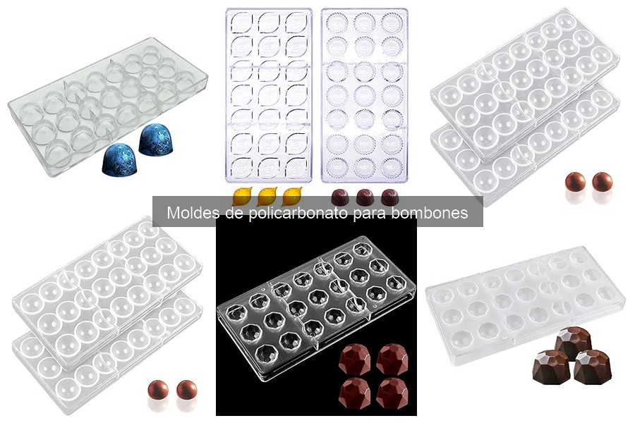 Cómo utilizar moldes de policarbonato para bombones