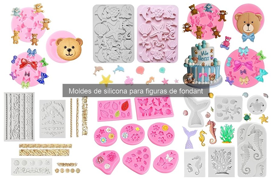 Cómo utilizar moldes de silicona para figuras de fondant