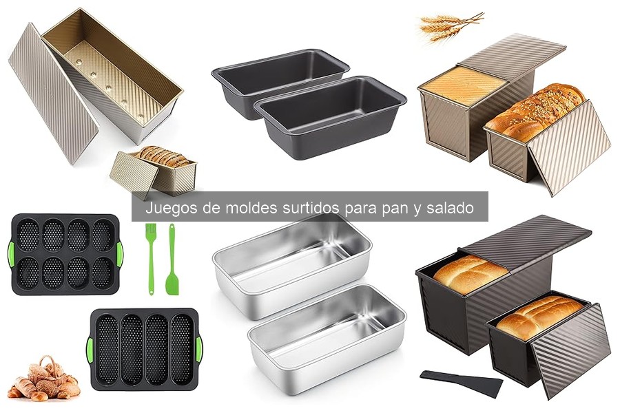 Cómo utilizar moldes surtidos para pan y salado en casa