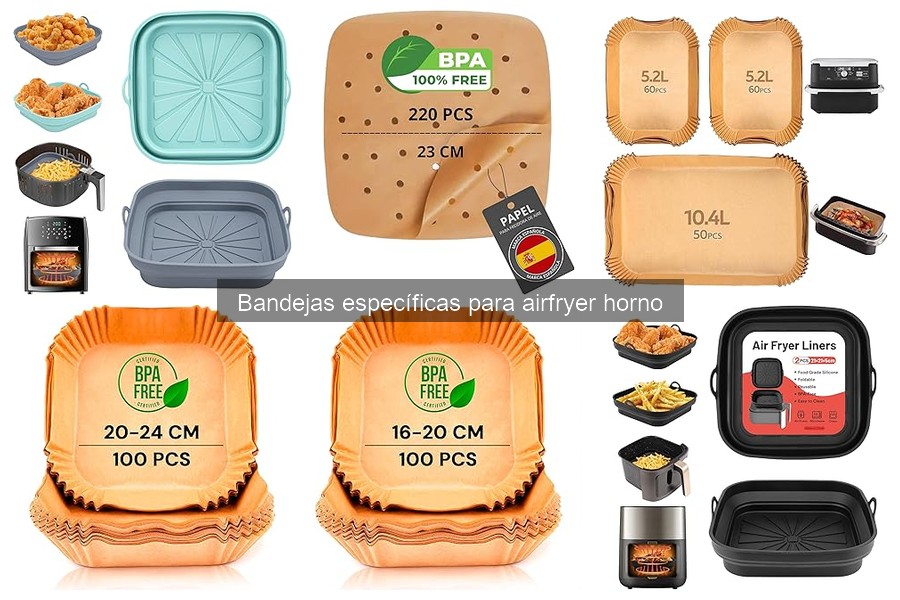 Comparativa: Bandejas para Airfryer vs. Bandejas de Horno