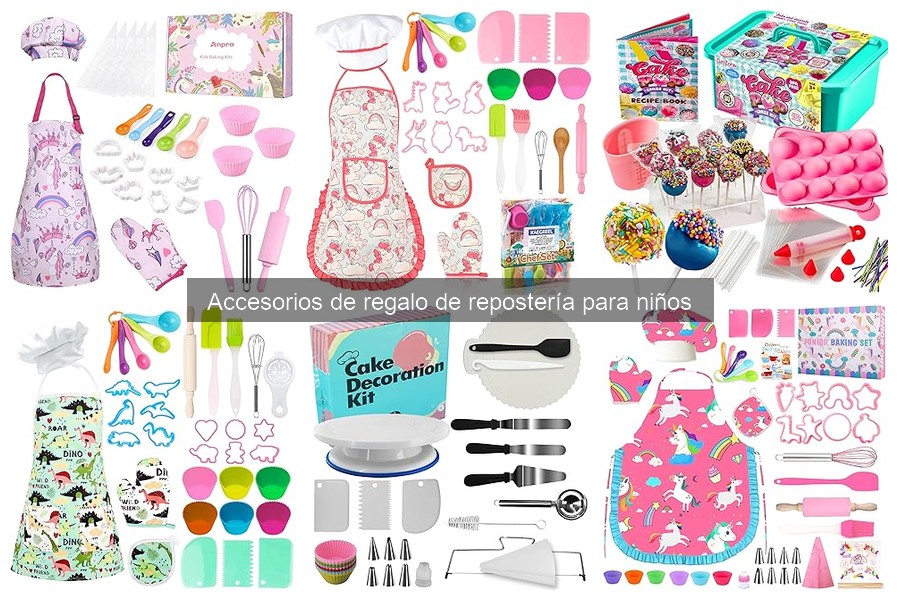 Comparativa de accesorios de repostería para niños