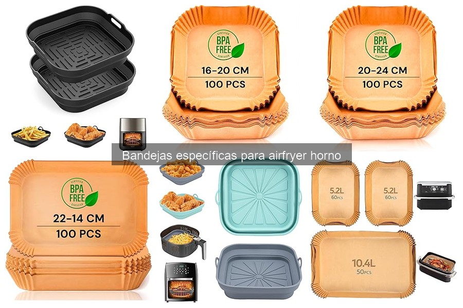 Comparativa de bandejas para airfryer: materiales y tipos