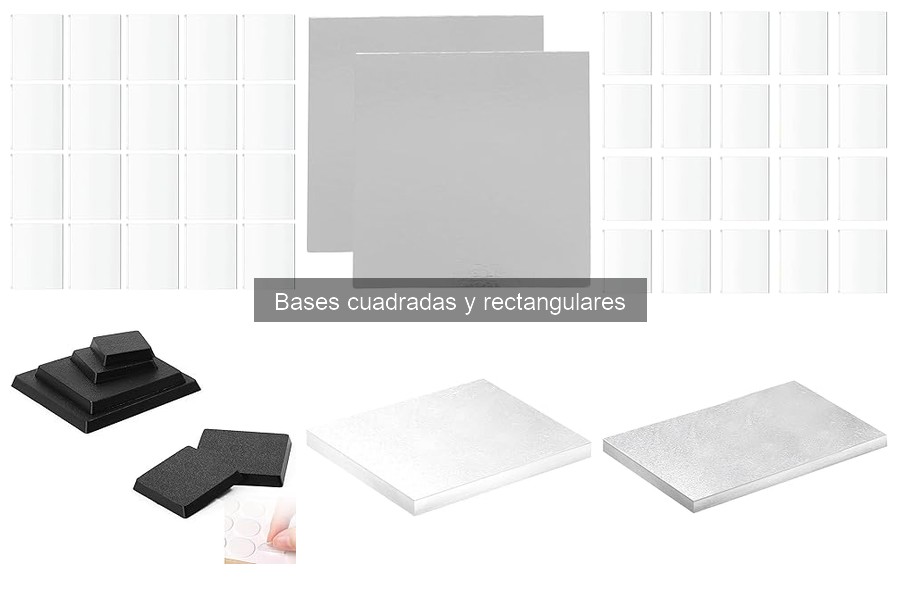 Comparativa de Bases Cuadradas y Rectangulares para Tartas