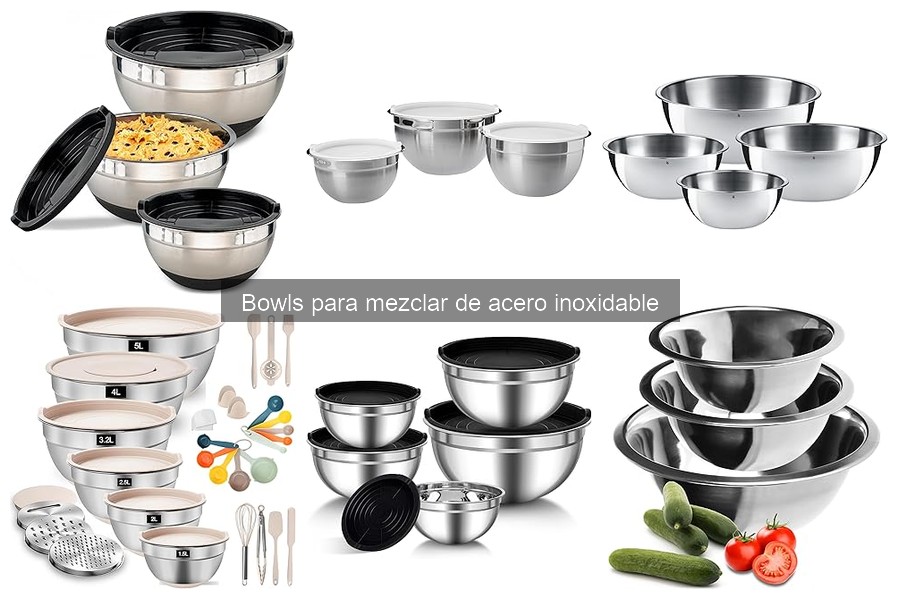 Comparativa de bowls de acero inoxidable: precios y opiniones