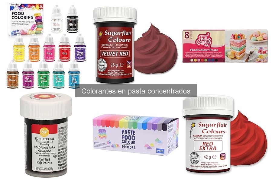 Comparativa de colorantes en pasta concentrados: calidad y precio