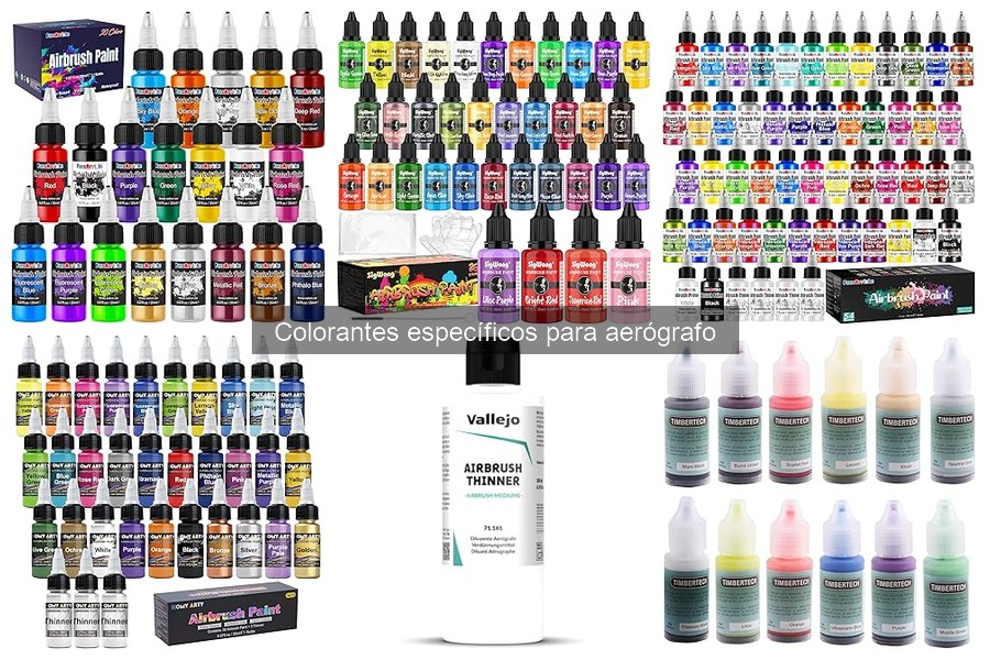 Comparativa de Colorantes para Aerógrafo: Mejores Marcas 2023