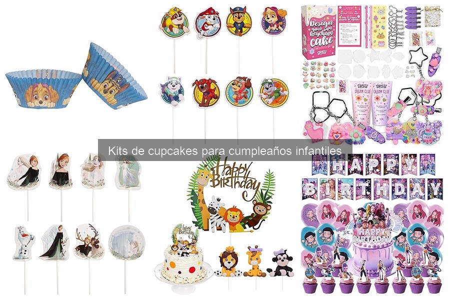 Comparativa de Kits de Cupcakes para Cumpleaños Infantiles