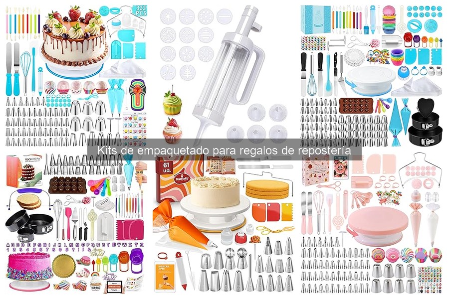 Comparativa de Kits de Empaquetado para Repostería