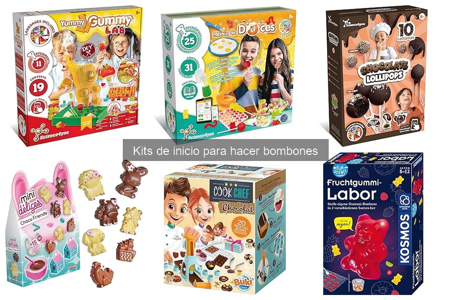 Comparativa de Kits de Inicio para Hacer Bombones