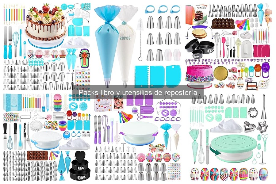 Comparativa de los Mejores Packs de Repostería y Libros