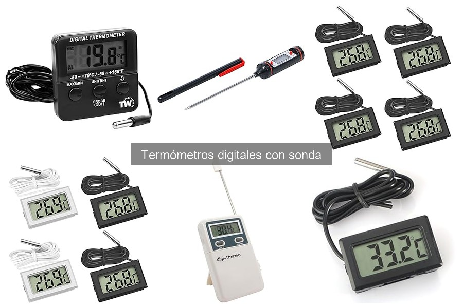 Comparativa de los mejores termómetros digitales con sonda