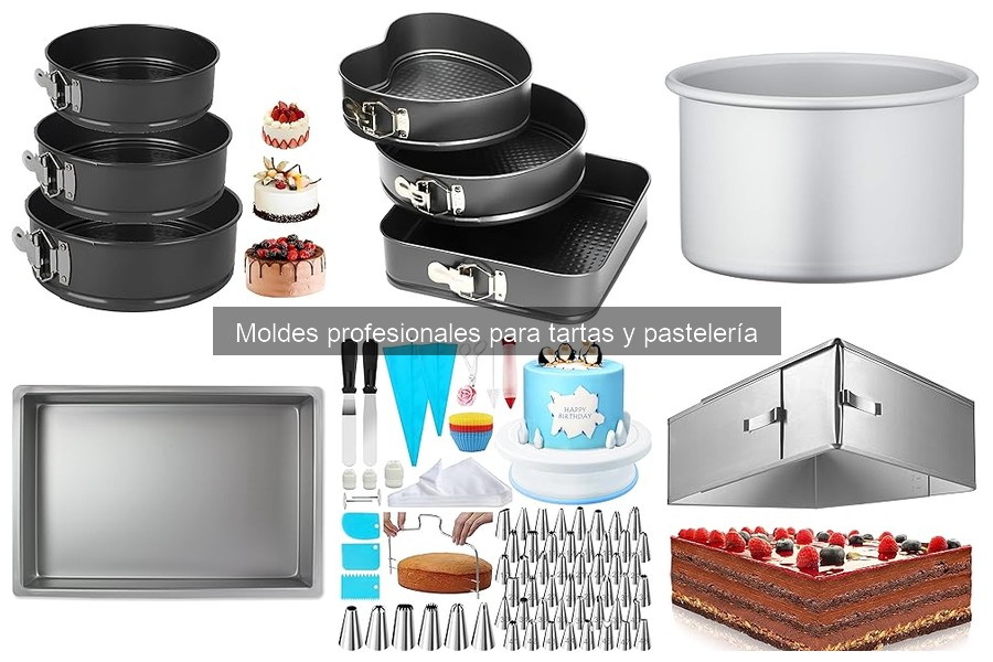 Comparativa de moldes antiadherentes para tartas