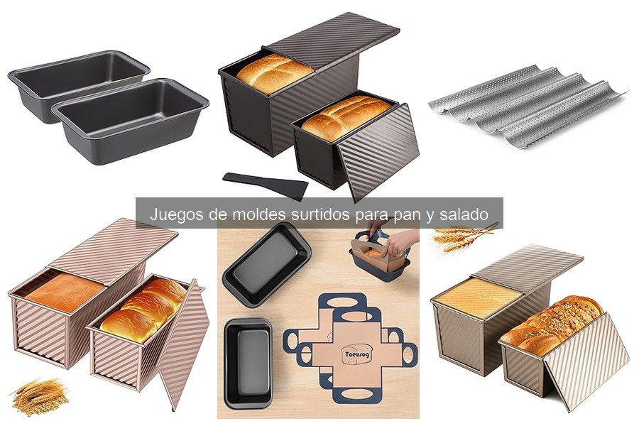 Comparativa de moldes surtidos y moldes individuales para hornear