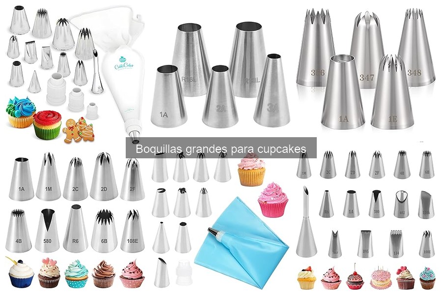 Comparativa de precios: Boquillas grandes para cupcakes