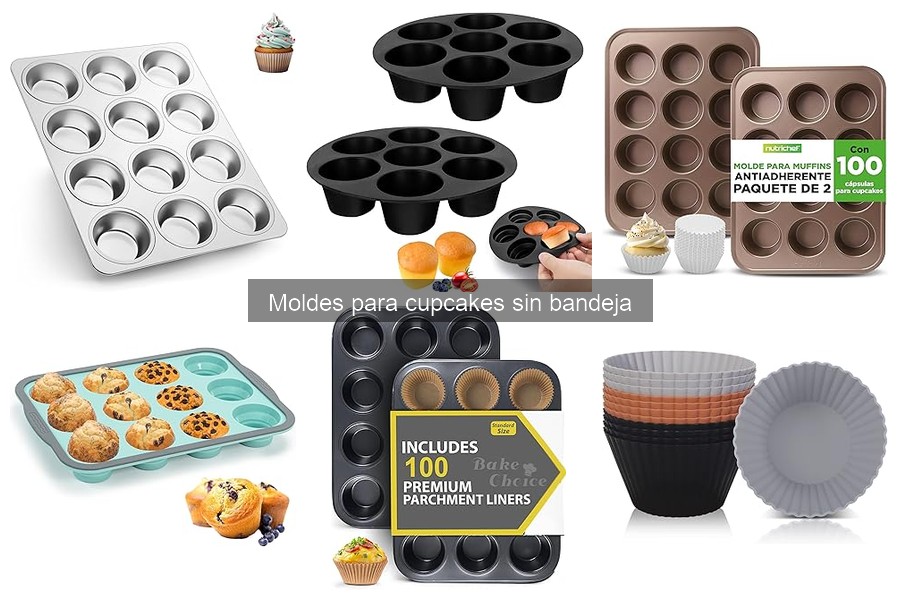 Comparativa de precios de moldes para cupcakes sin bandeja