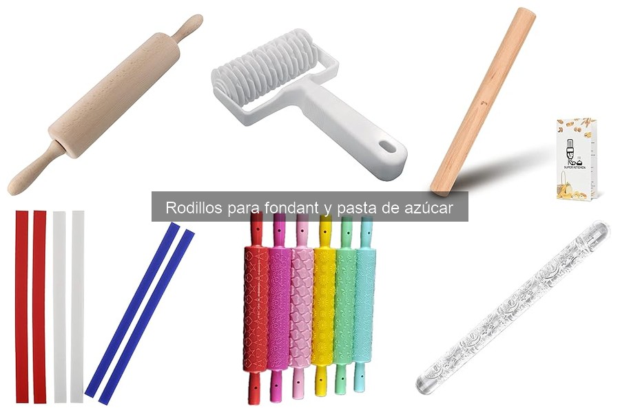 Comparativa de rodillos de fondant y rodillos de cocina