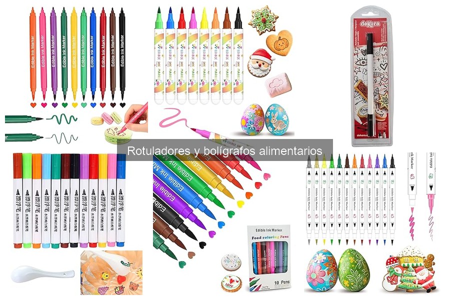 Comparativa de Rotuladores y Tintas Comestibles para Repostería