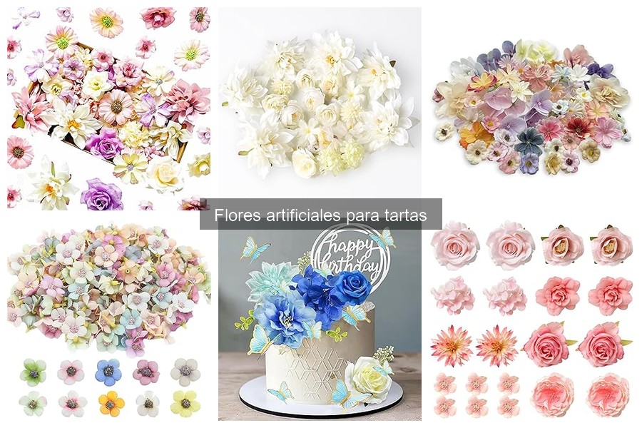 Comparativa: Flores Artificiales vs Naturales para Tartas