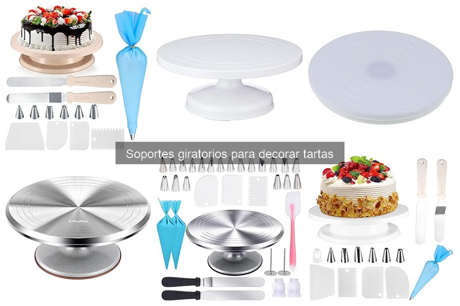 Comparativa: Soportes giratorios de madera vs plástico