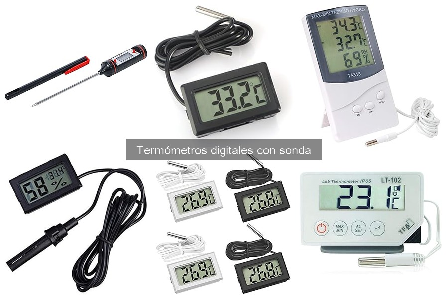 Comparativa: Termómetros digitales con sonda vs. lectura instantánea
