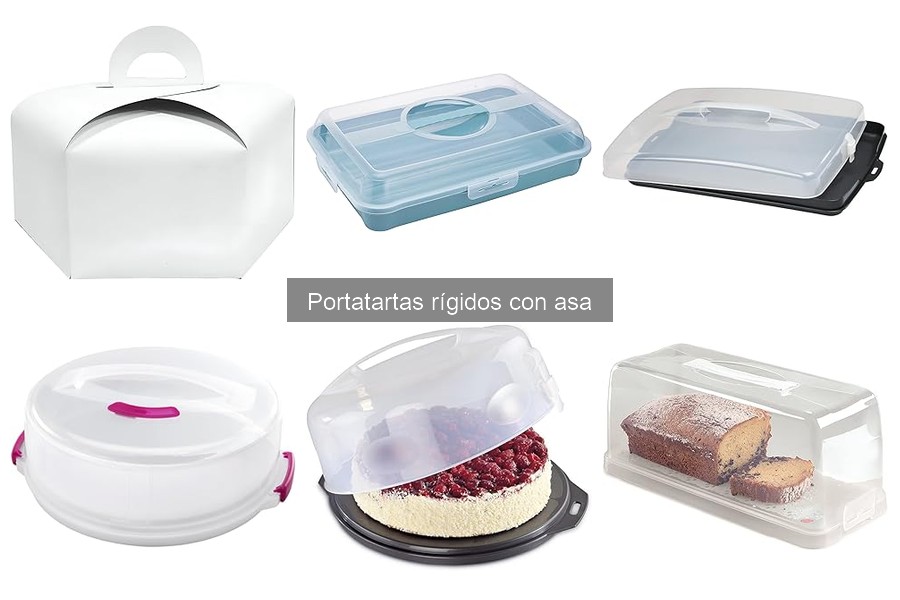 Compra portatartas rígidos con asa a buen precio