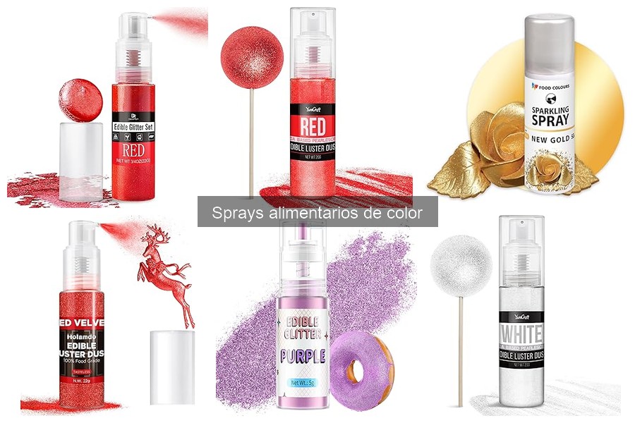 Consejos para elegir el spray alimentario de color adecuado
