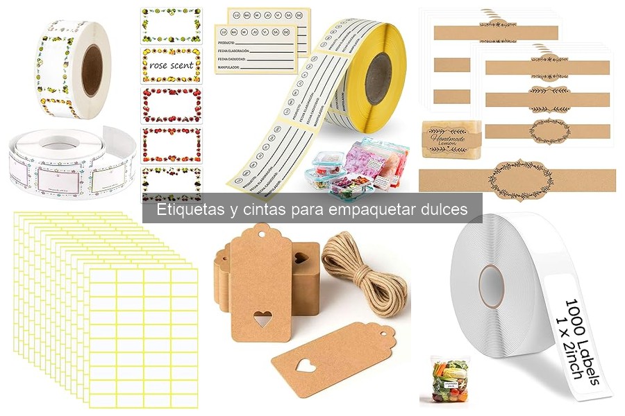 Consejos para elegir etiquetas y cintas para empaquetar dulces