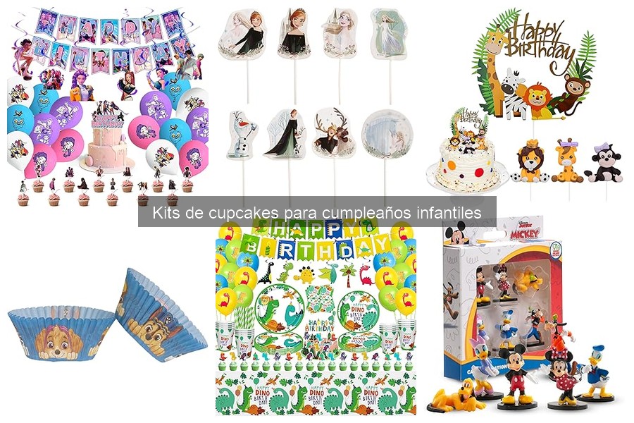 Costos promedio de kits de cupcakes para cumpleaños infantiles