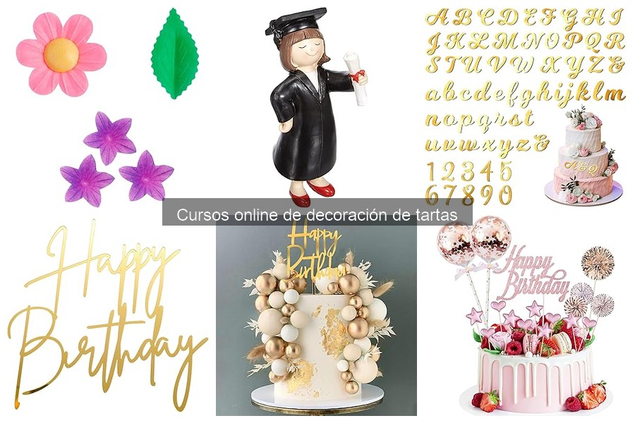 ¿Cuánto cuesta un curso online de decoración de tartas?