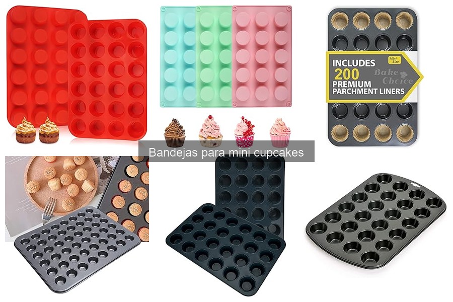 Cuidados y mantenimiento de bandejas para mini cupcakes