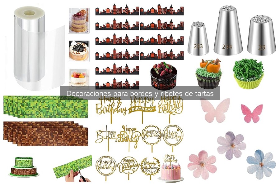 Decoraciones para Bordes y Ribetes de Tartas: Guía Completa